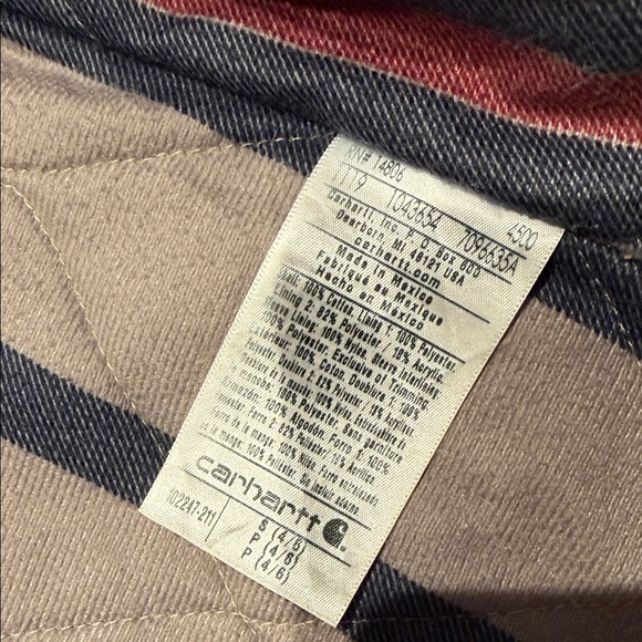 Carhartt Brown Canvas Jacket with Gray Lining - Picture 4 of 9